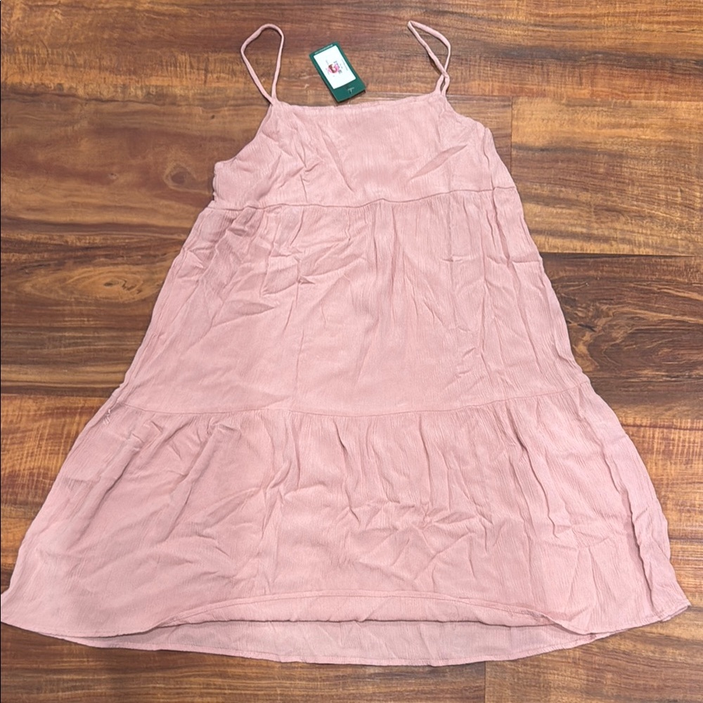 Pink Spaghetti Strap Dress